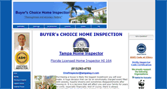 Desktop Screenshot of buyerschoiceinspections.com